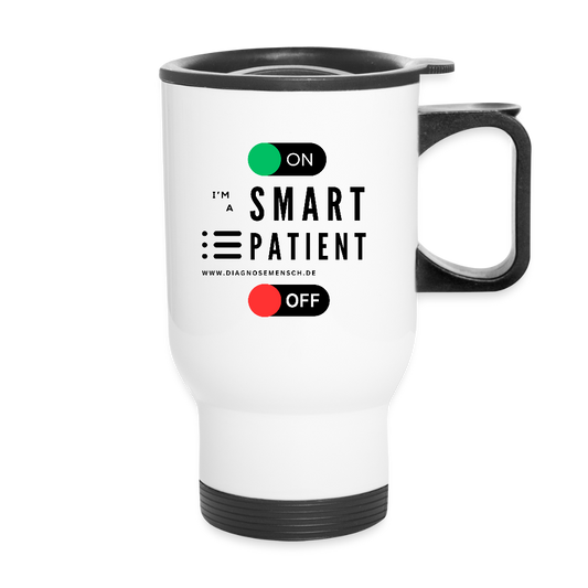 Thermobecher "I'm a smart patient" - Trendy - Weiß