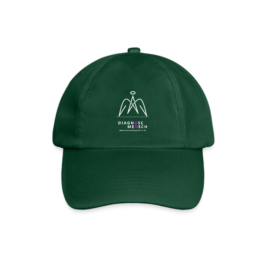Baseballkappe "Diagnose Mensch - ON" - Flaschengrün