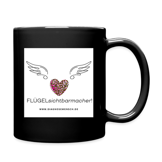 Tasse Black "Flügel" - Best Buddy - Schwarz