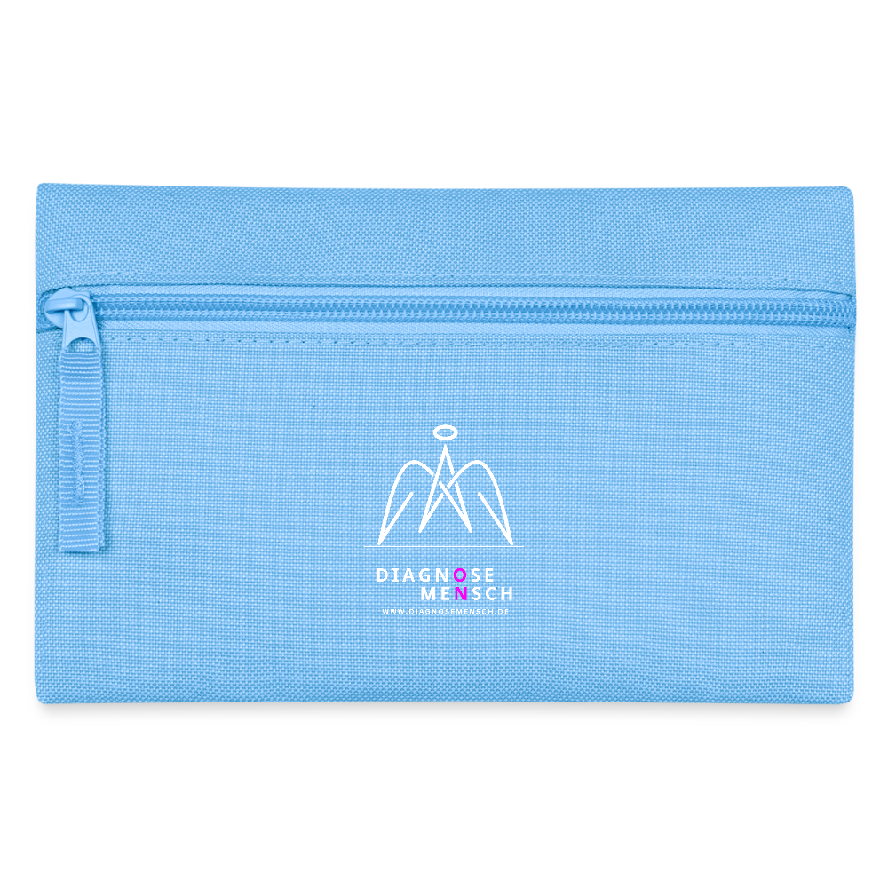 Federtasche "Diagnose Mensch - ON" - Hellblau