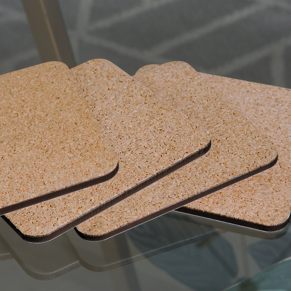 Untersetzer (4er-Set) "Flügel Mom" - Best Buddy - Weiß