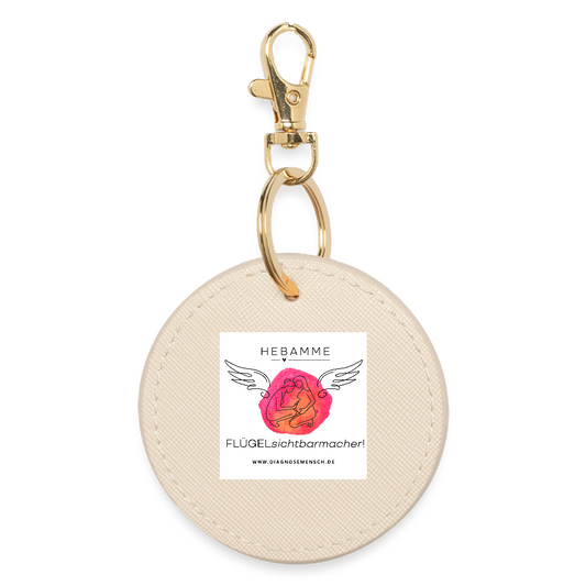 BOUTIQUE Schlüsselanhänger "Hebamme" - Best Buddy - Auster