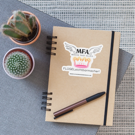 Sticker "MFA Crown" - Best Buddy - Mattweiß