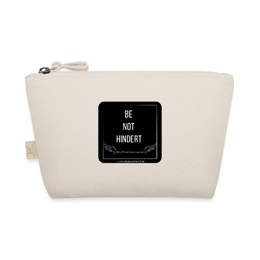 Bio Täschchen "BE NOT HINDERT" - FLÜGELsichtbarmacher - Natur