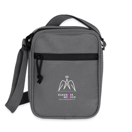 Crossbody Bag "Diagnose Mensch - ON" - Anthrazit