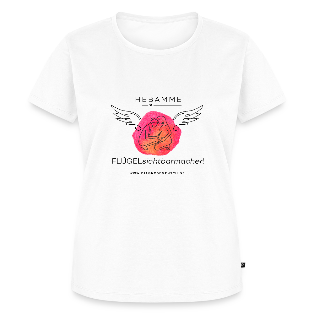 Frauen Premium T-Shirt "Hebamme" - Best Buddy - Weiß