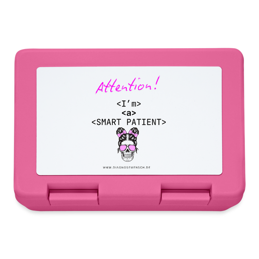 Brotdose "I'm a smart patient" - Bad Girl - Pink