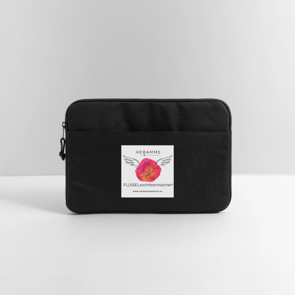 Laptoptasche 15" "Hebamme" - Best Buddy - Schwarz