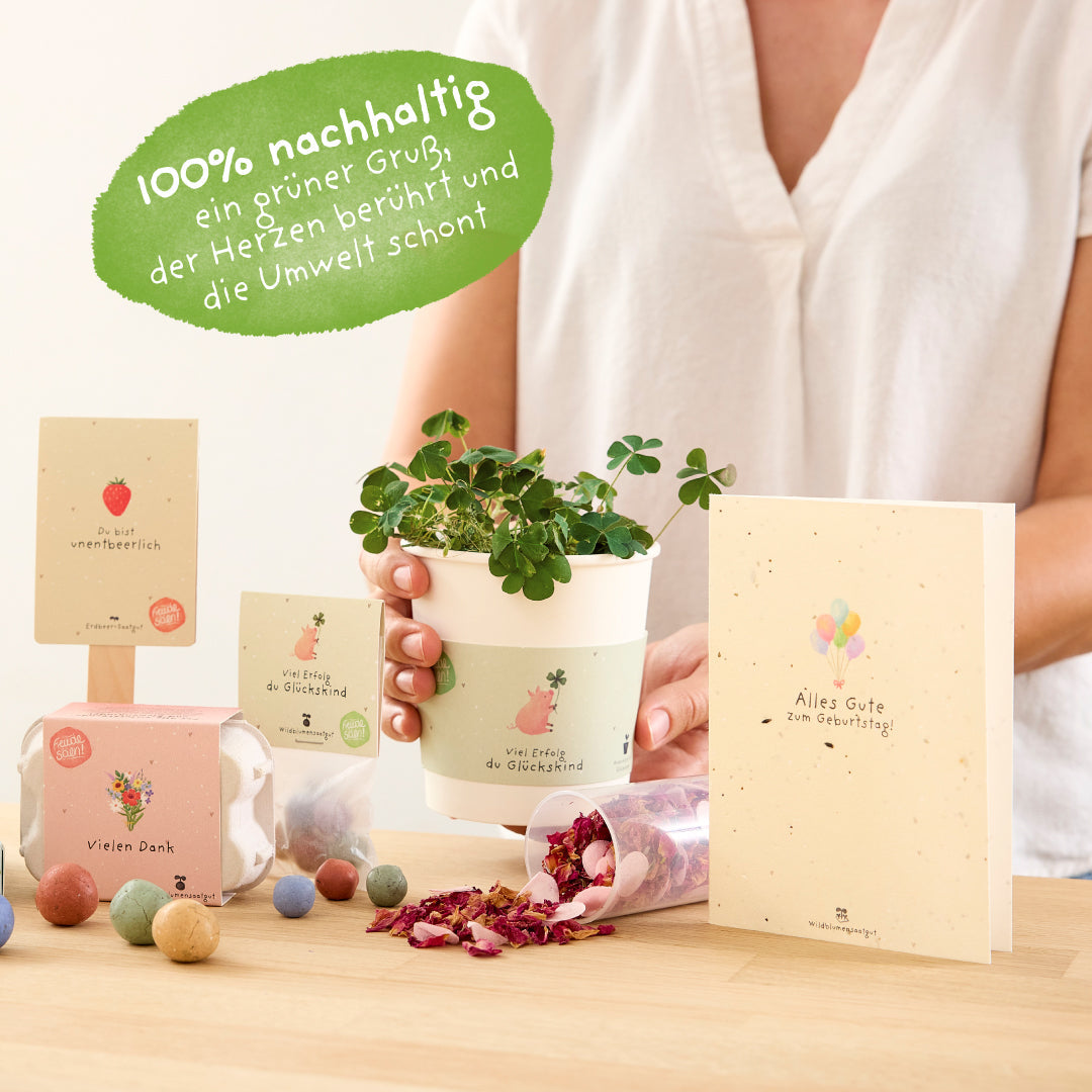 Grußkarte - Bee Happy