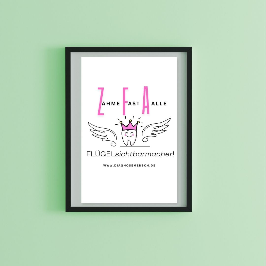 Poster 20x30 cm "ZFA" - Best Buddy