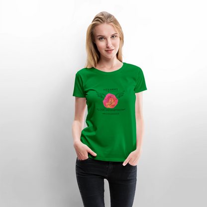 Frauen Premium T-Shirt "Hebamme" - Best Buddy - Grün