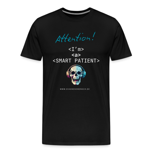 Premium T-Shirt "I'm a smart patient" - Bad Boy - Schwarz