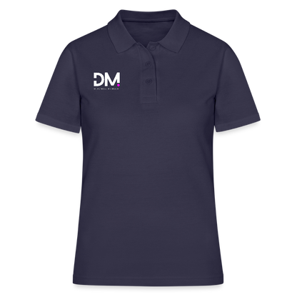 Frauen Polo Shirt "Im a smart patient" - Bad Girl - Navy