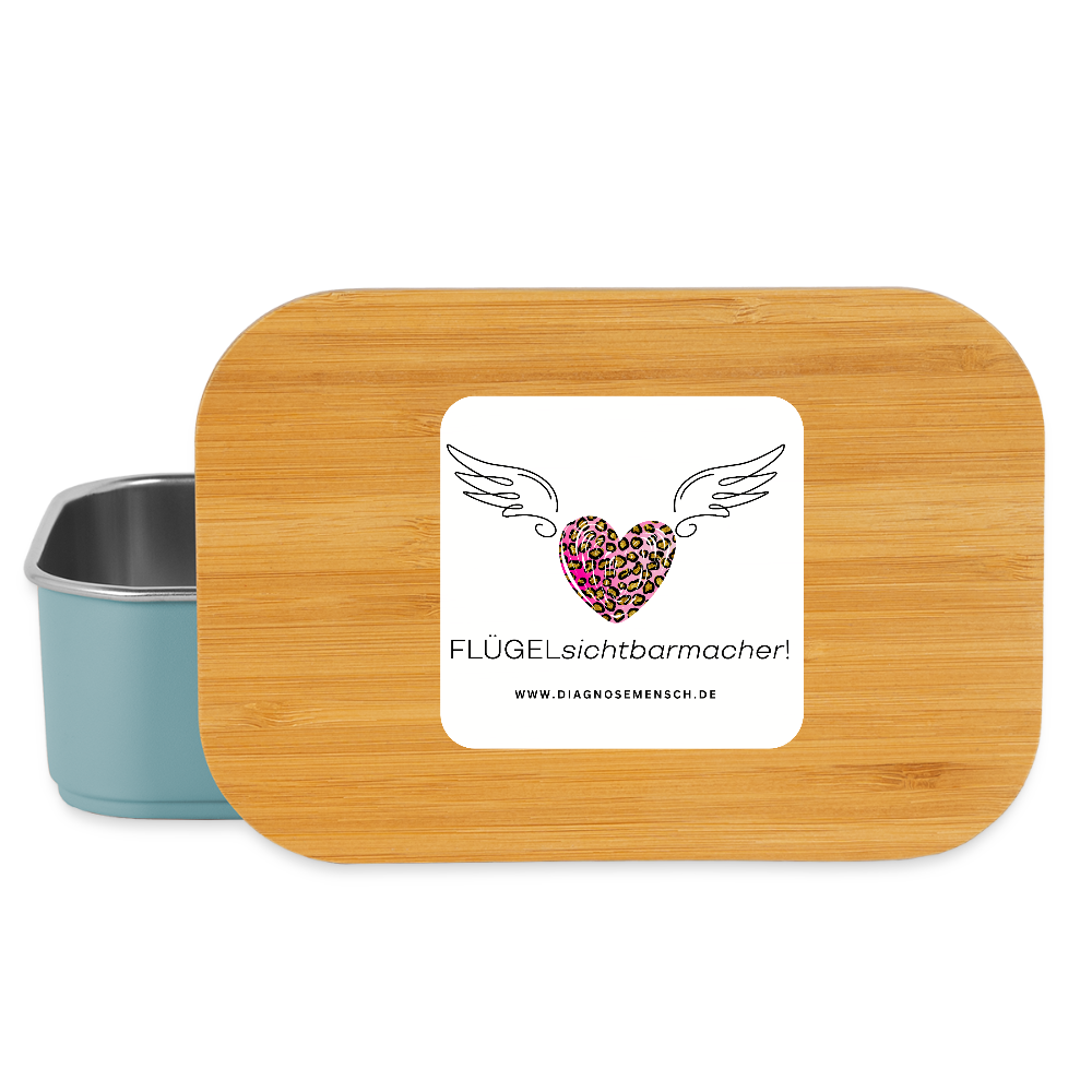 Lunch Box "FLÜGELsichtbarmacher" - Best Buddy - Hellblau