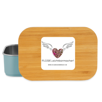Lunch Box "FLÜGELsichtbarmacher" - Best Buddy - Hellblau