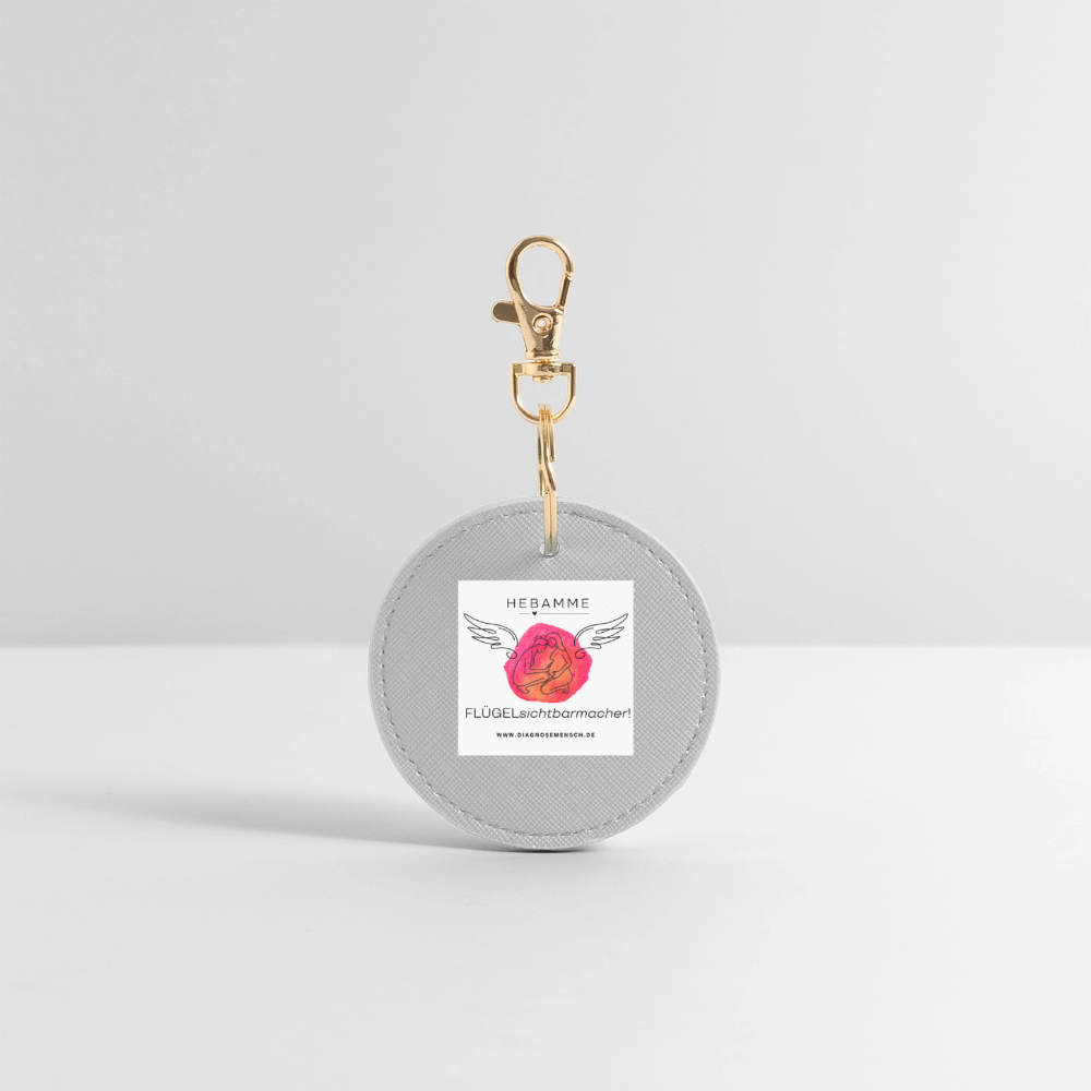 Schlüsselanhänger "Hebamme" - Best Buddy - Grau