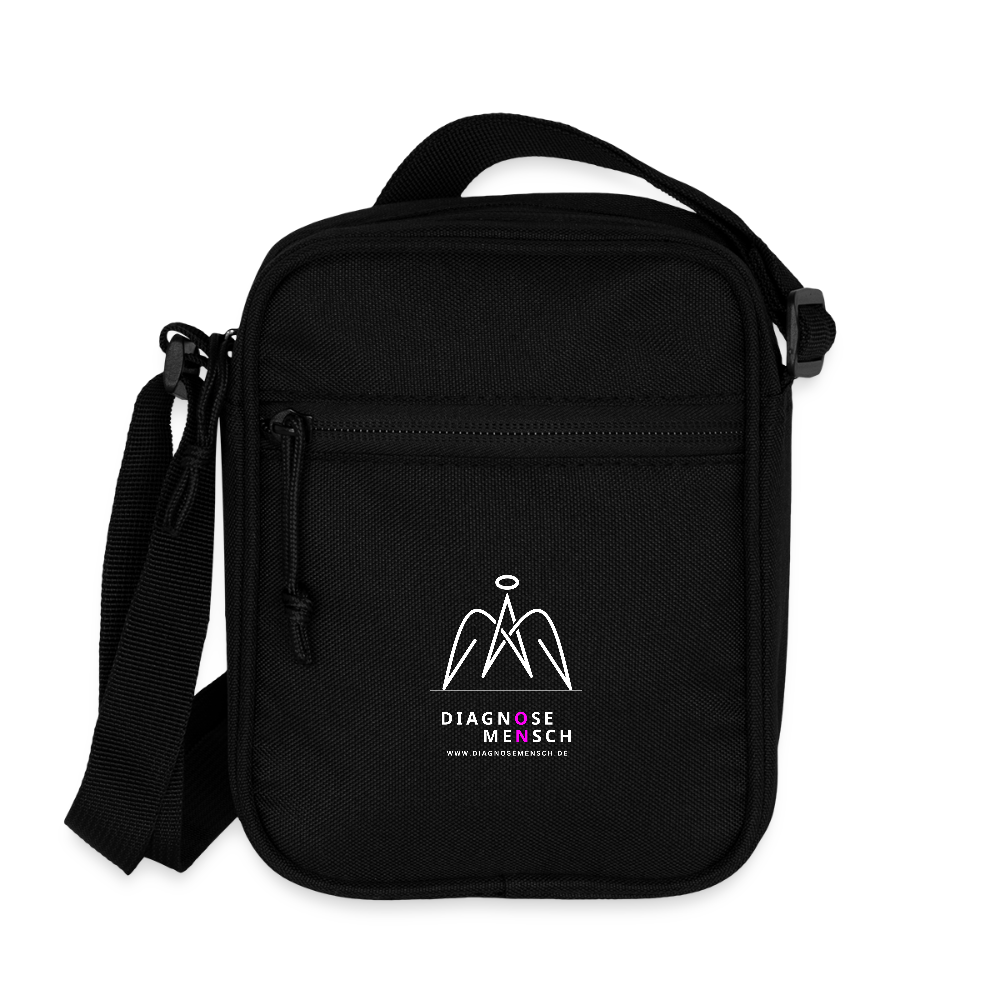 Crossbody Bag "Diagnose Mensch - ON" - Schwarz