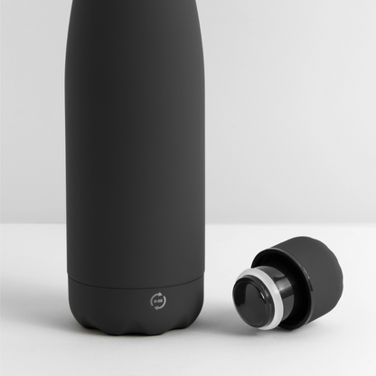 SOFT TOUCH Thermosflasche 500 ml "MFA CROWN" - Best Buddy - Schwarz