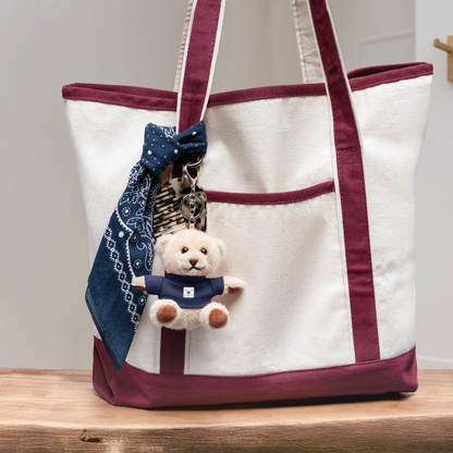 Kuscheltier Schlüsselanhänger "FLÜGELsichtbarmacher" - Best Buddy - Navy