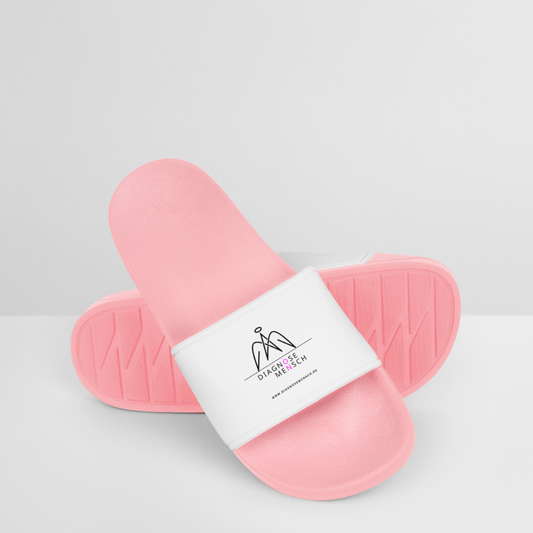 Frauen Badelatschen "Diagnose Mensch" - ON - Hellrosa