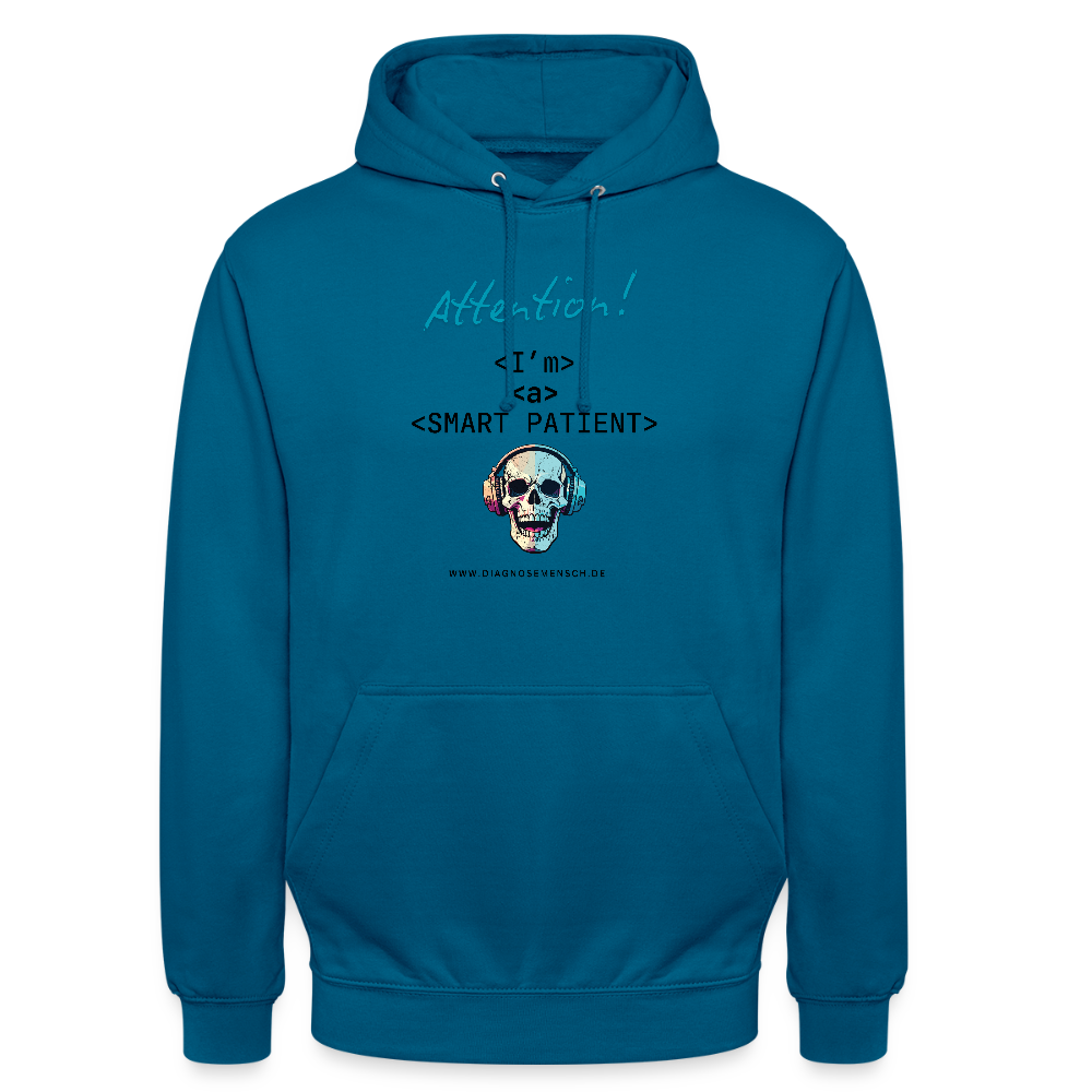 Unisex Hoodie "I'm a smart  patient" - Bad Boy - Tiefseeblau 