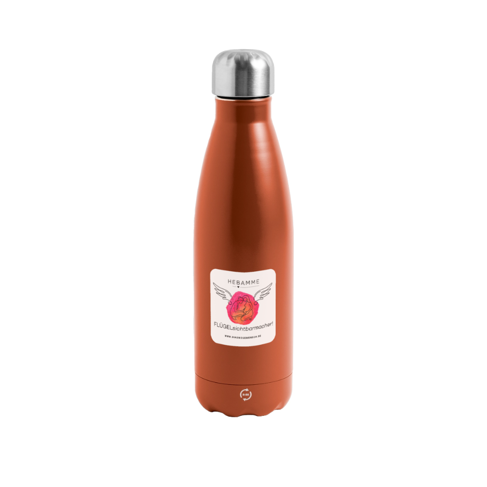 Thermosflasche 500 ml "Hebamme" - FLÜGELsichtbarmacher - Terra