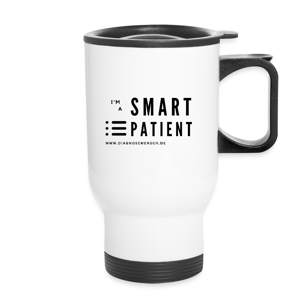 Thermobecher "I'm a smart patient" - Trendy - Weiß
