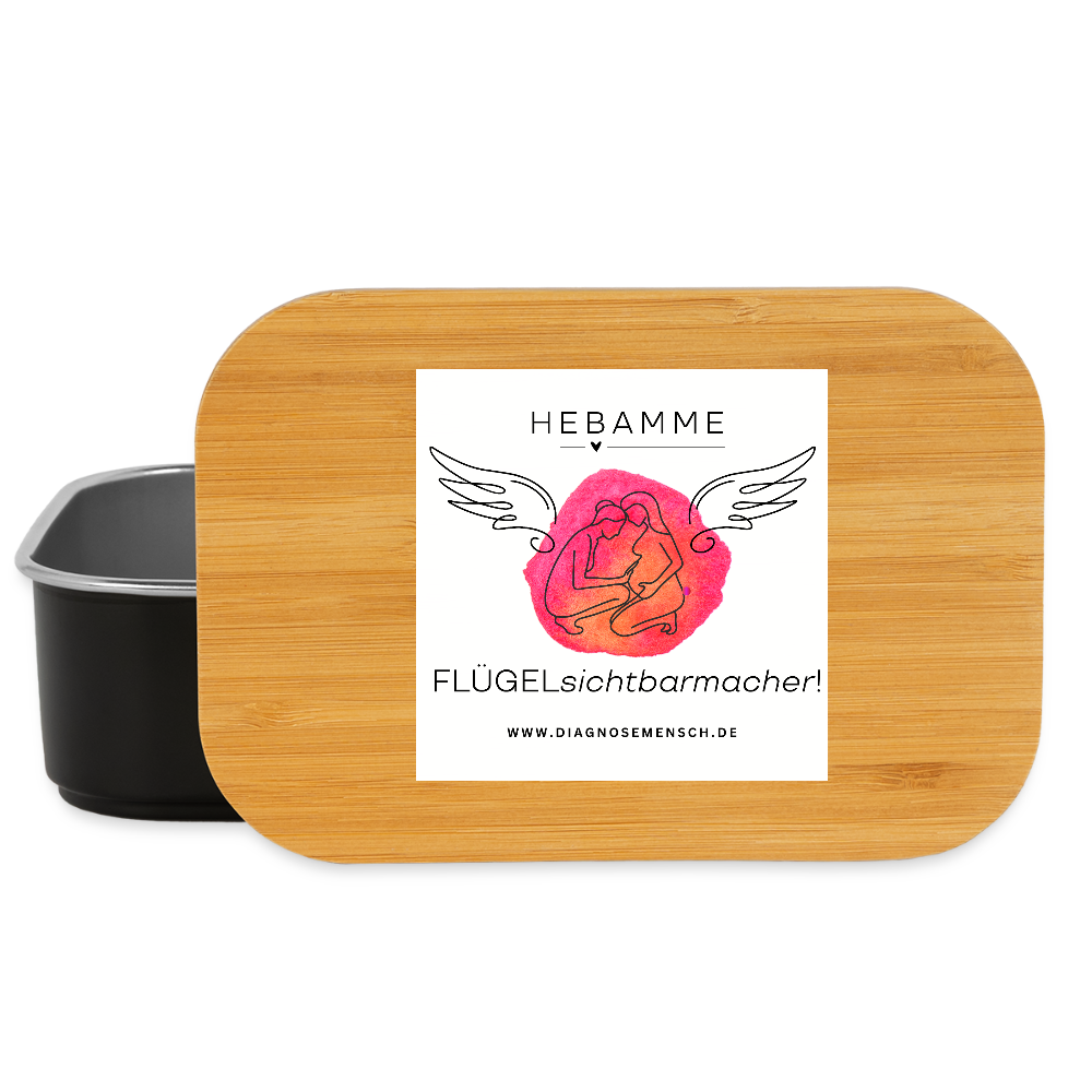 Lunch Box "Hebamme" - Best Buddy - Schwarz