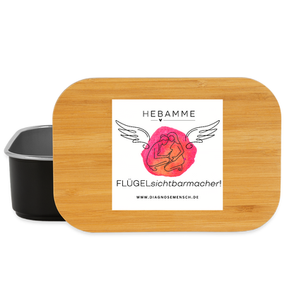 Lunch Box "Hebamme" - Best Buddy - Schwarz