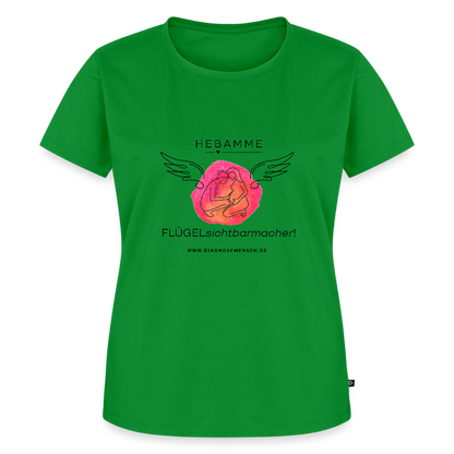 Frauen Premium T-Shirt "Hebamme" - Best Buddy - Grün