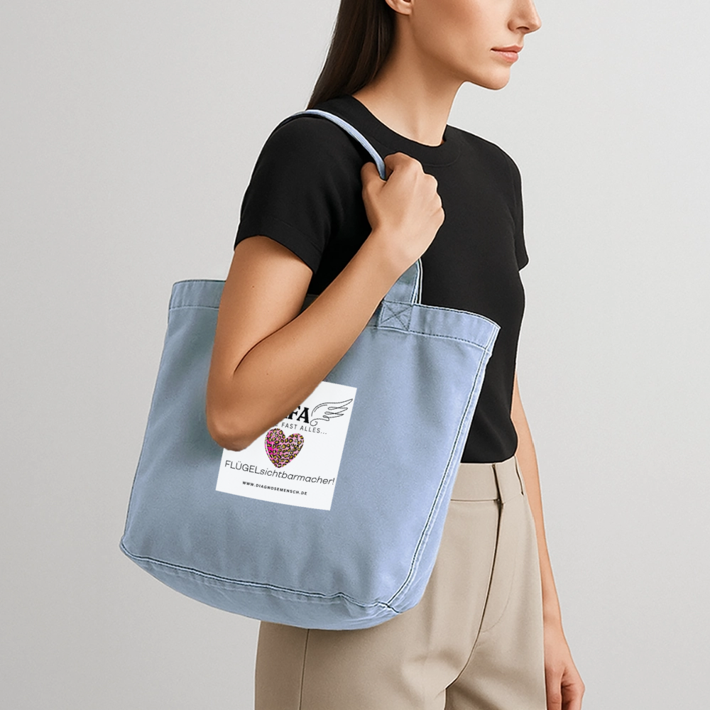 Vintage-Washed Shopper - Vintage Blue