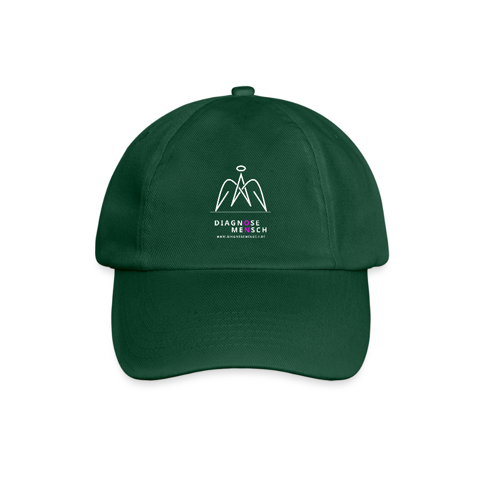 Baseballkappe "Diagnose Mensch - ON" - Flaschengrün