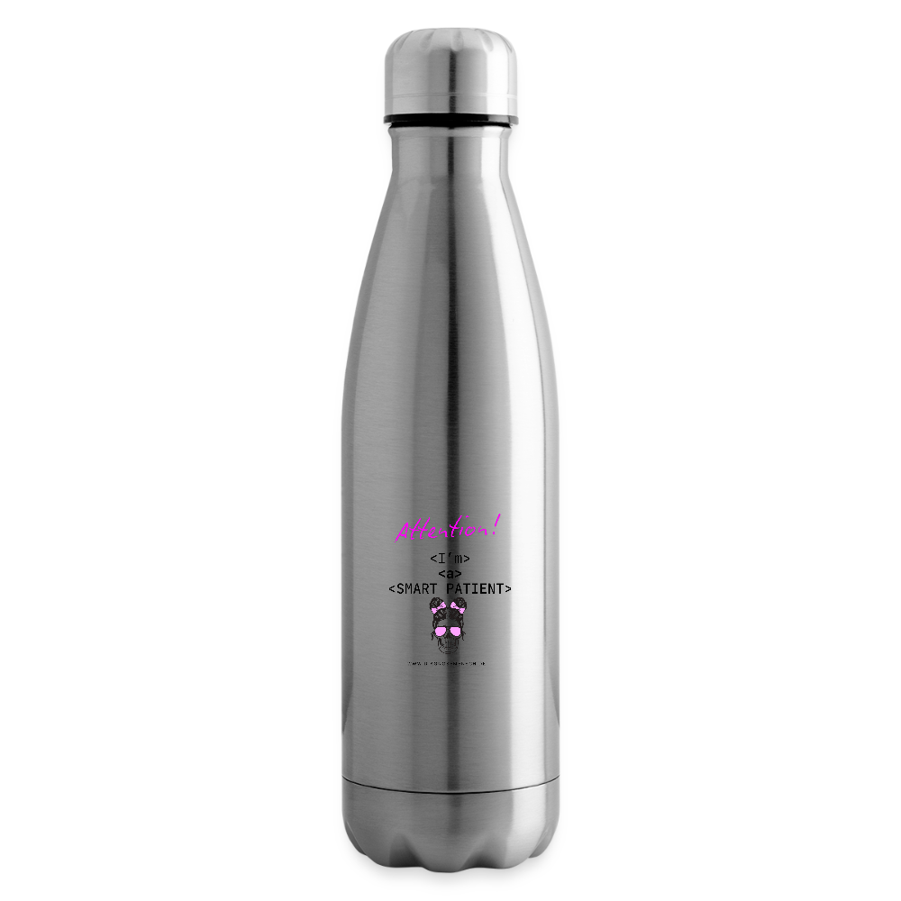Isolierflasche "I'm a smart patient" - Bad Girl - Lightsilver