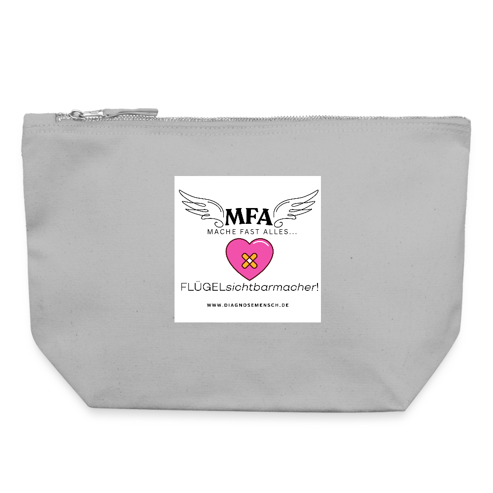 CANVAS Täschchen Größe L - Grau meliert