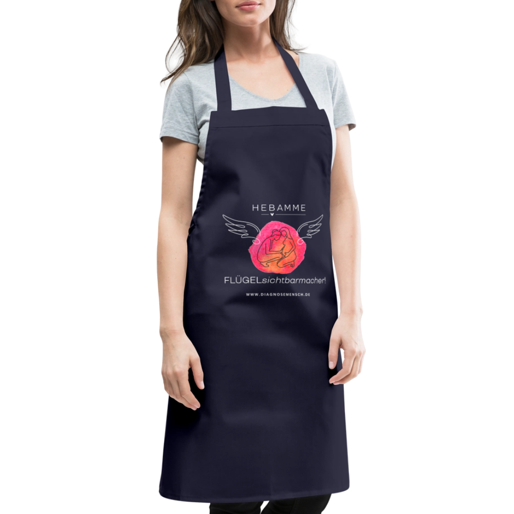 Kochschürze "Hebamme Dark" - Best Buddy - Navy