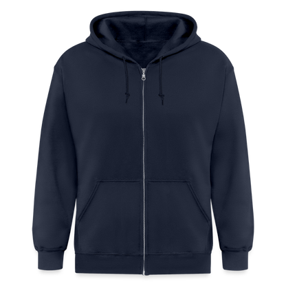 Unisex Heavyweight Kapuzenjacke "Hebamme" - Best Buddy - Navy