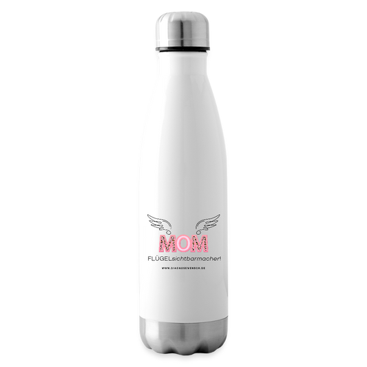 Isolierflasche "Flügel Mom" - Best Buddy - Weiß