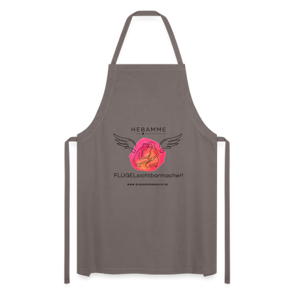 Kochschürze "Hebamme" - Best Buddy - Grau