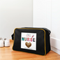 Retro Tasche "Nurse" - Best Buddy - Schwarz/Gold