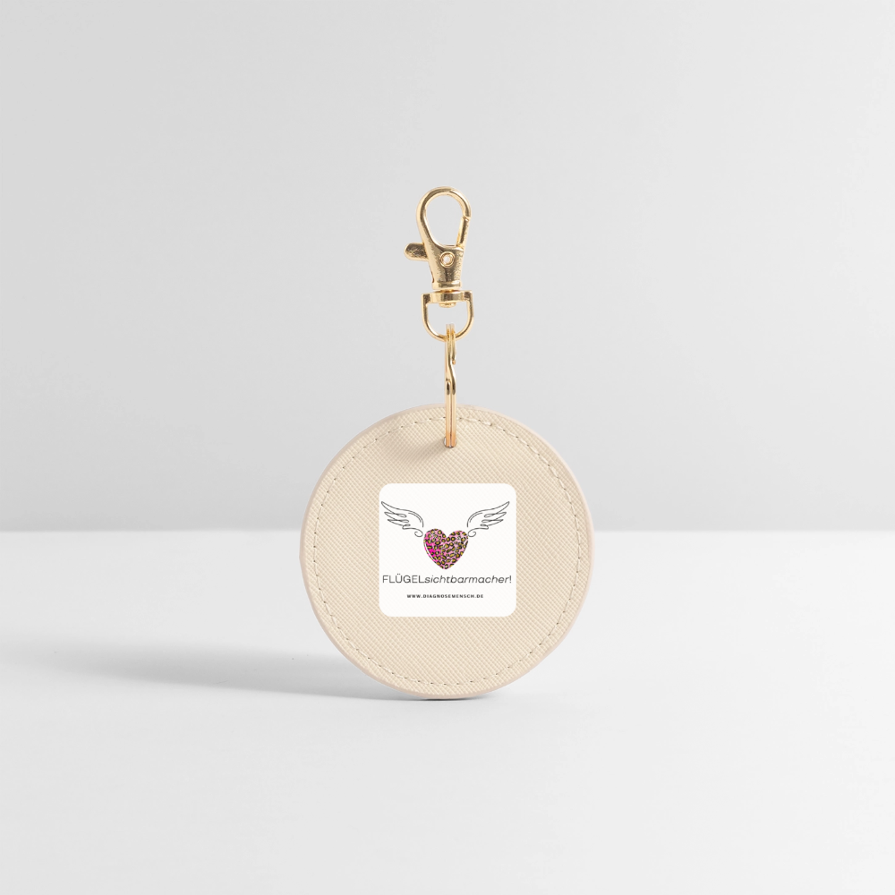 BOUTIQUE Schlüsselanhänger "FLÜGELsichtbarmacher" - Best Buddy - Auster