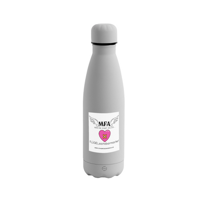 SOFT TOUCH Thermosflasche 500 ml "MFA Herzpflaster" - Best Buddy - Grau