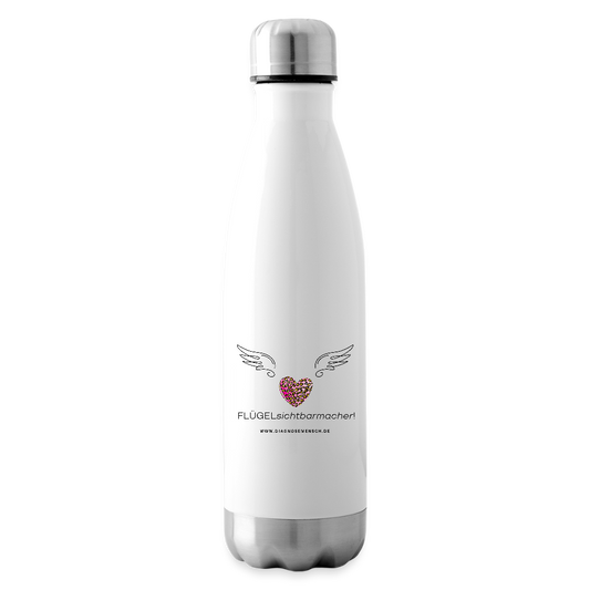 Isolierflasche "Flügel" - Best Buddy - Weiß