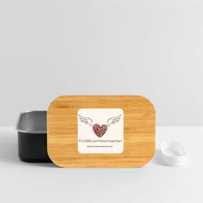 Lunch Box "FLÜGELsichtbarmacher" - Best Buddy - Schwarz