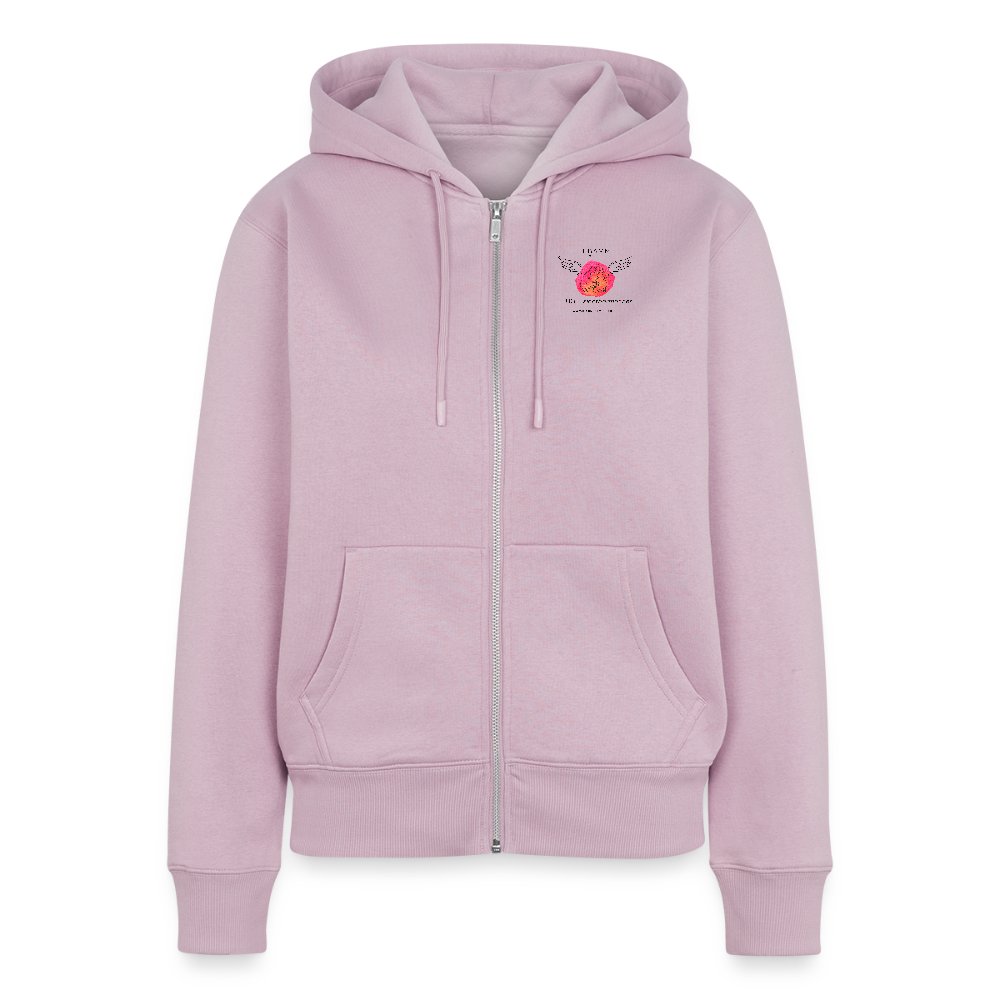 Frauen Premium Kapuzenjacke "Hebamme" - Best Buddy - Altrosa