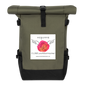 Rolltop Rucksack "Hebamme" - Best Buddy - Olive/Schwarz