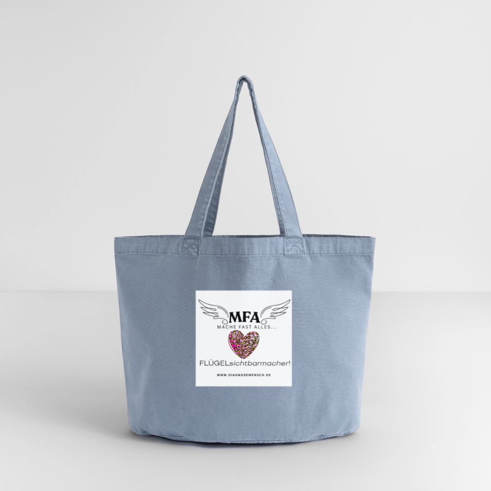 Vintage-Washed Shopper - Vintage Blue