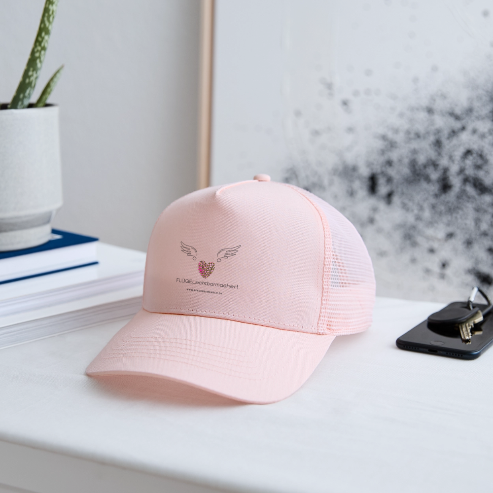 Ladies Cap "Flügelsichtbarmacher" - Best Buddy - Hellrosa