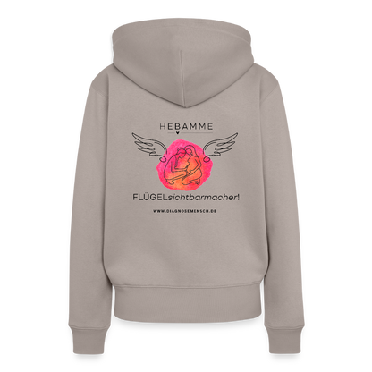Frauen Premium Hoodie - Taupe