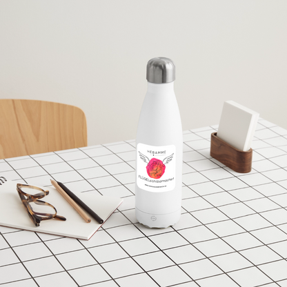 Thermosflasche 500 ml "Hebamme" - FLÜGELsichtbarmacher - Weiß