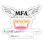 Sticker "MFA Crown" - Best Buddy - Weiß glänzend